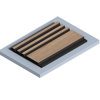 Стеновая панель из полистирола Hiwood LV128 BR417K 2700×120×12