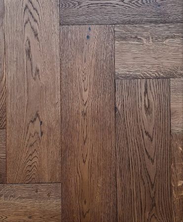 Паркетная доска Елочка Hajnowka Дуб OBOROG масло воск