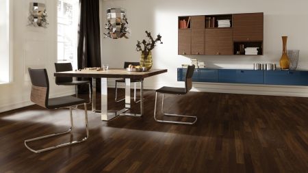 Паркетная доска Scheucher BILAFLOR паркет Дуб Steamed AKZENT масло 500x70x11мм