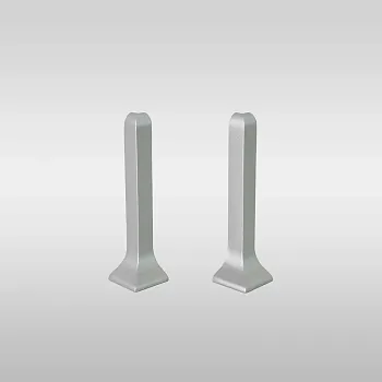 Угол алюминиевый внешний L-образный серебро 