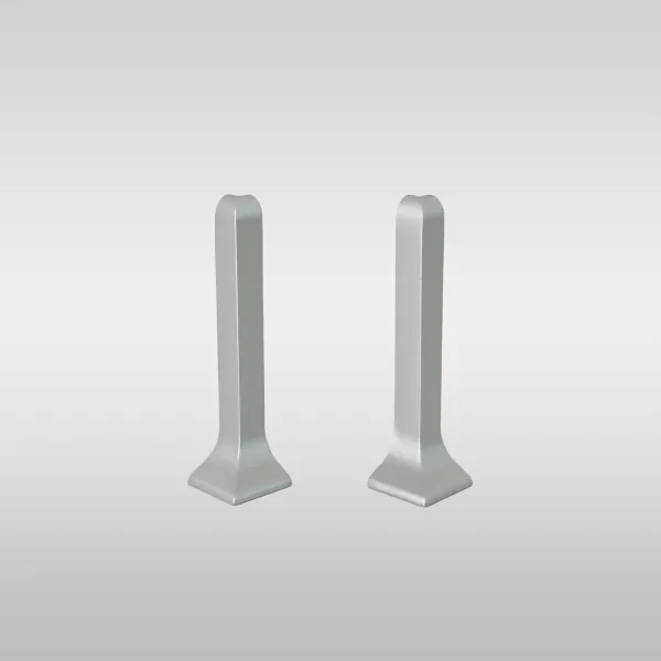 Угол алюминиевый внешний L-образный серебро 