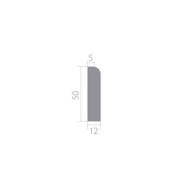 Плинтус Ultrawood Base 5012  50 x 12 мм