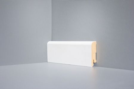Плинтус DeARTIO Ламинированный Белый 60х16 арт. 102-60