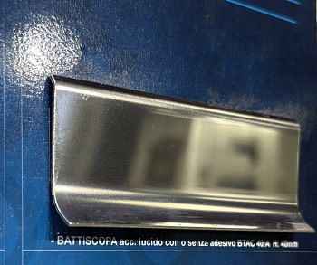 Плинтус Progress profiles напольный BTAC Нержавейка полированная 2м