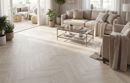 Кварц виниловое покрытие Stone Floor MSPC Елочка Дуб Саммерфилд 2529-1 MР