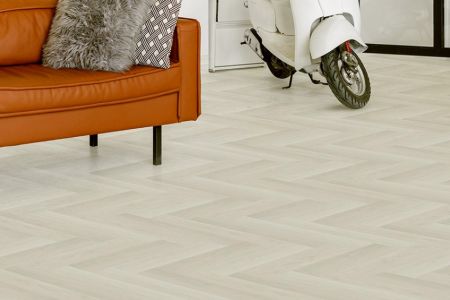 Кварц виниловое покрытие Floor Factor SPC HERRINGBONE Английская елочка Cloud oak (HB.18)
