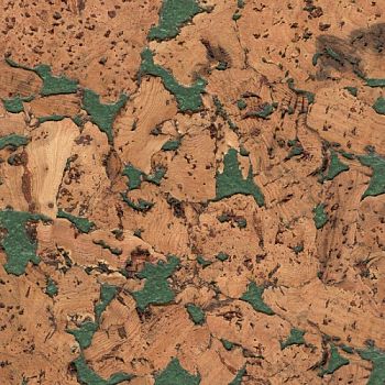 Пробковая стеновая панель Corkstyle Wall Design Monte Green 600×300×3