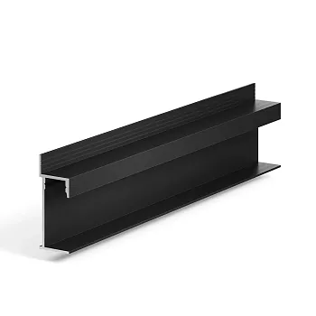 Теневая рейка LACONISTIQ Light PANEL Черная анодированная (44*17*3000мм.) под подсветку