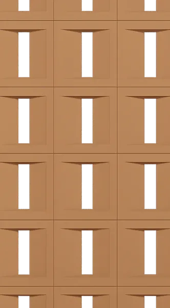 Стеновые панели Neogrupp из полиуретана Palace inclined hole 1200*600*35