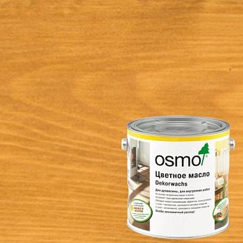 Масло с твердым воском для дерева Osmo Dekorwachs Transparent цвет 3103 Дуб светлый шелковисто-матовый 0,22 л