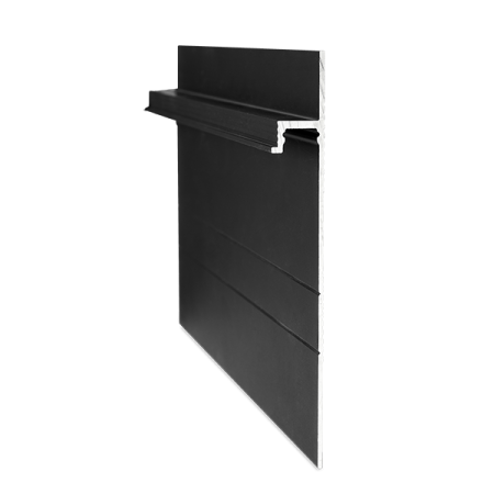 Теневой профиль Черный  13,3x105х2050мм