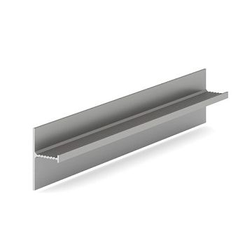 Плинтус алюминиевый теневой Laconistiq Reverse 2.0 без покрытия 35-100-300 3000×39,3×16