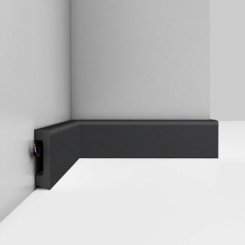 Плинтус Decomaster Антрацит D234-112 2400×58×16