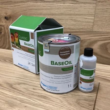 Масло Двухкомпонентное для дерева "Berger BaseOil 2K" 1,1л