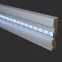 Плинтус Evrowood МДФ Белый  PN 021 Led  2000×70×16