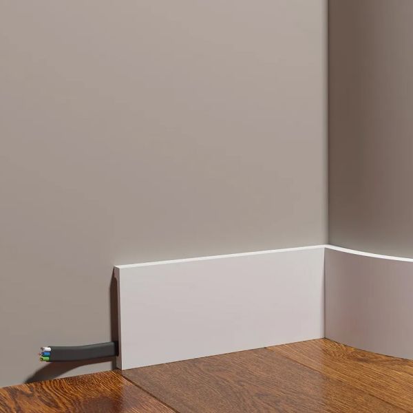 Плинтус под покраску гибкий Decor-Dizayn Грани DD708E 2000×80×13