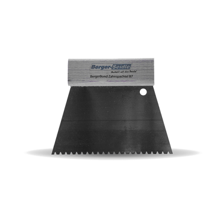 Зубчатый шпатель для нанесения паркетного клея «Berger Bond Zahnspachtel» В-7