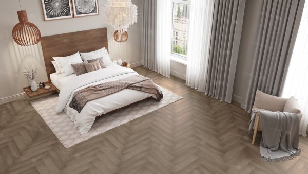 Клеевая Parquet LVT Дуб Насыщенный ЕСО 16-7 венгерская елка 590×118×2,5