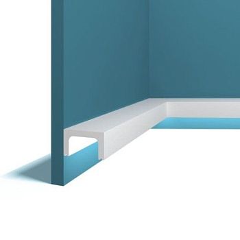 Молдинг под покраску Перфект Плюс P86 с подсветкой 2000×51×30