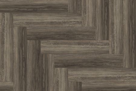 Кварц виниловое покрытие Floor Factor SPC HERRINGBONE Английская елочка Brushed smoke oak (HB.17)