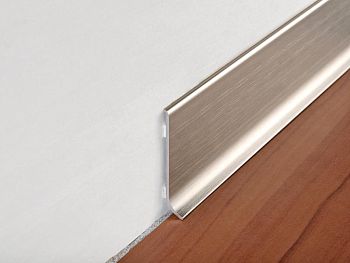 Плинтус Progress profiles напольный BTTS Шлифованный титан 2м