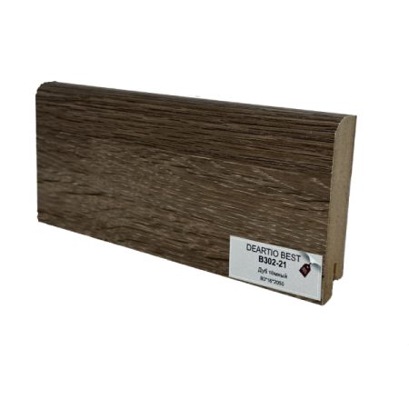 Плинтус DeARTIO B302-21 дуб темный