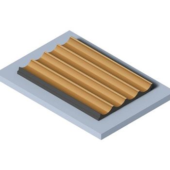 Стеновая панель из полистирола Hiwood LV139 G365 2700×120×12