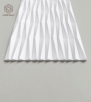 Стеновая панель под покраску Alpine Walls Geometrium  ECOGR0205W  1200*600*25