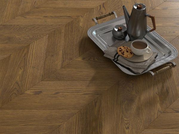 Инженерная доска Gran Parte Французская Ёлочка Дуб ПИНОЛИ / PINOLLI ПРАЙМ-СЕЛЕКТ