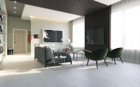 Паркетная доска Polarwood Дуб Milky Way Matt