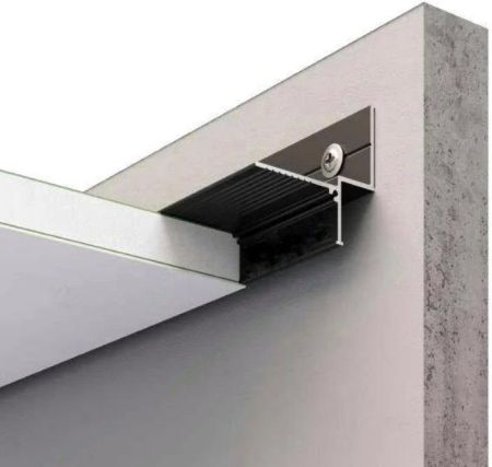 Теневой профиль для потолка Чёрный 35.3x2000 мм 