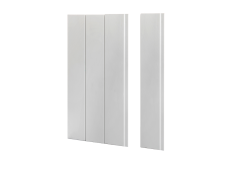 Ликорн Стеновая панель Скандинавская МДФ Белая матовая