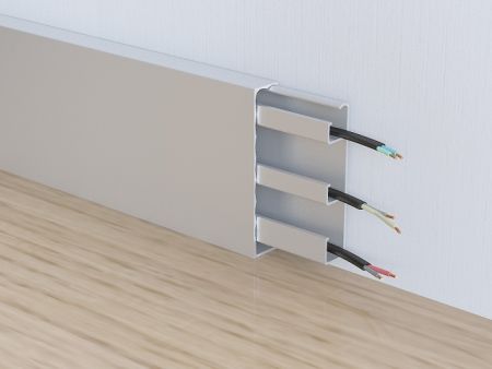 Плинтус Fezard кабельный ALP-G80