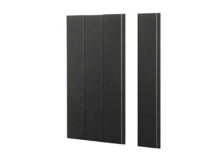 Ликорн Стеновая панель Скандинавская МДФ чёрная матовая