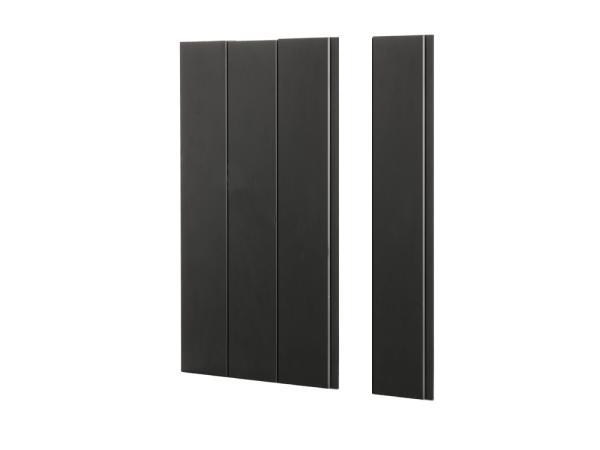 Ликорн Стеновая панель Скандинавская МДФ чёрная матовая