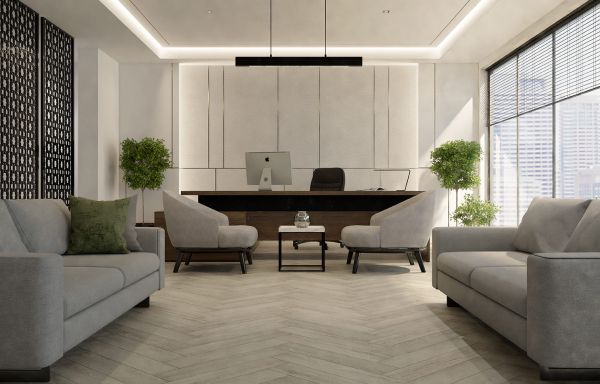 Кварц виниловое покрытие Stone Floor Елочка Дуб Балтимор 951008 HP