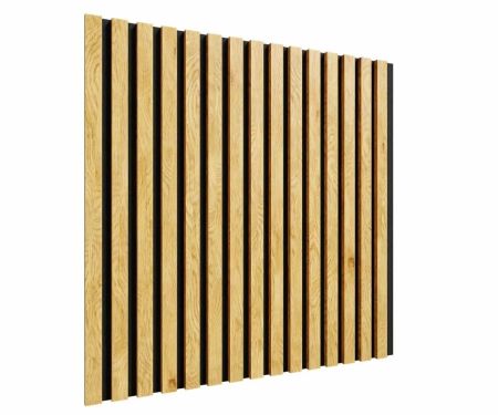 Стеновая панель акустическая Cosca Decor Сканди Дуб Медный черный войлок 600×600×19