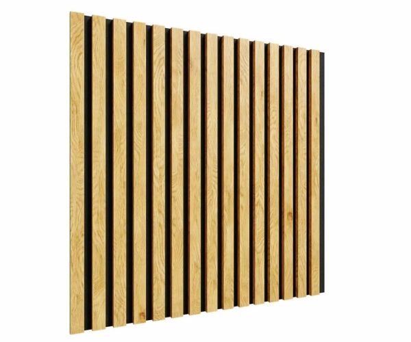 Стеновая панель акустическая Cosca Decor Сканди Дуб Медный черный войлок 600×600×19