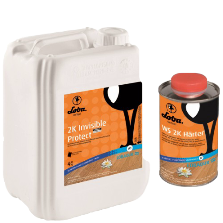 Лак Loba Экстраматовый 2- компонентный Lobadur WS 2K Invisible Protect AT