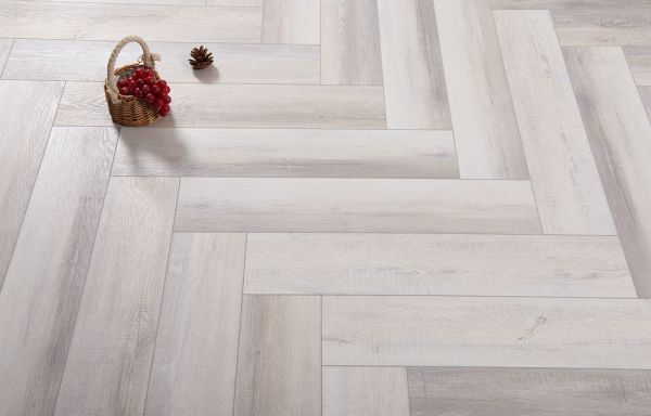 Кварц виниловое покрытие Stone Floor Елочка Дуб Ланкастер 30605 HP