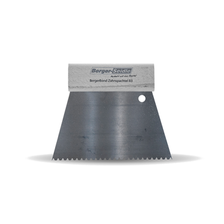 Зубчатый шпатель для нанесения паркетного клея «Berger Bond Zahnspachtel» В-3