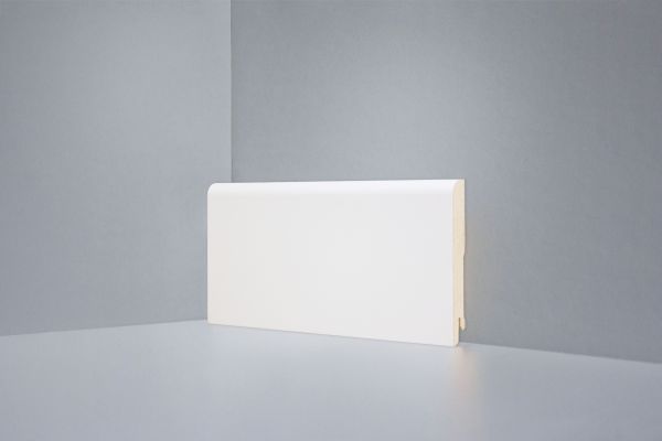 Плинтус DeARTIO Ламинированный 102-100 (9010) Кремовый 100х16