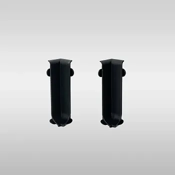 Угол алюминиевый внутренний  L-образный Черный