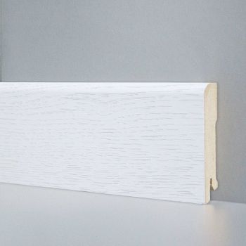 Плинтус МДФ ламинированный DeArtio Дуб бело-серый B302-26 2050×80×16