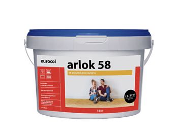 Паркетная химия Eurocol Eurocol 1-К SMP паркетный клей. ARLOK 58 14кг