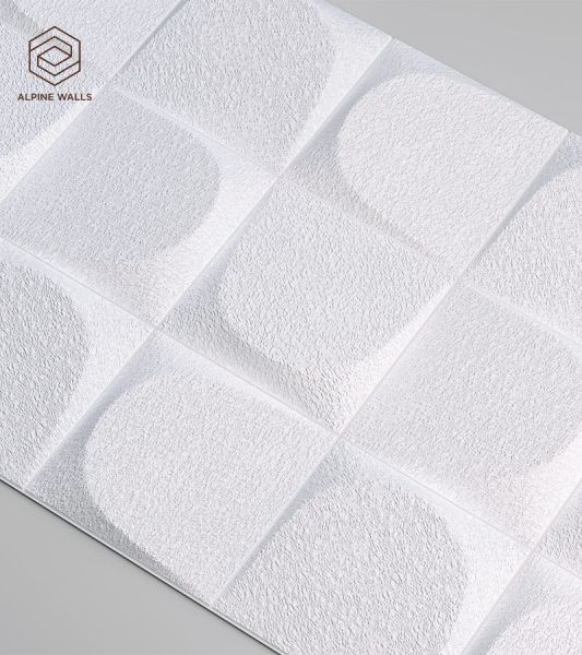 Стеновая панель под покраску Alpine Walls Geometrium  ECOGR0203W  1200*600*25