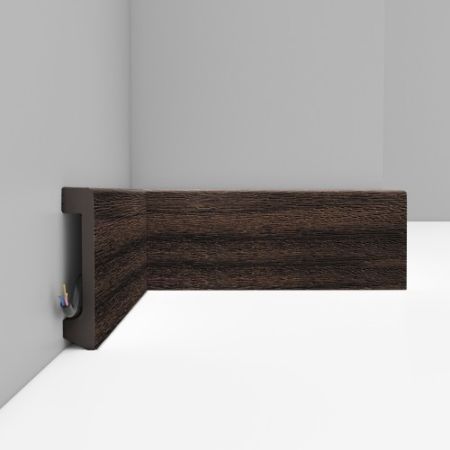 Плинтус Decomaster Махагон D235-438 2400×80×17