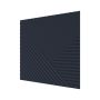 Стеновая квадратная панель Круги МДФ Темно-синяя 500х500х8 (4 шт.)