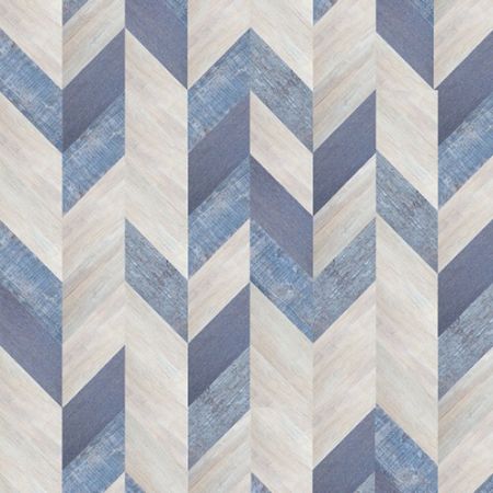 Пробковые полы Corkstyle Chevron Blue 1235×305×10