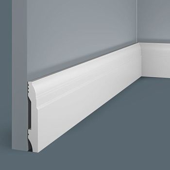 Плинтус под покраску Cosca Decor Экополимер PX021 2000×80×13